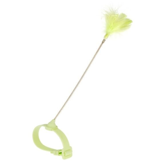 Plumeau avec collier pour chat