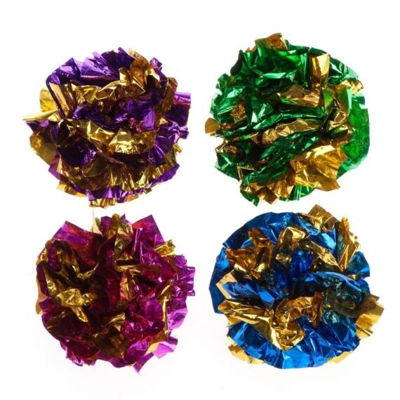 Silver Paper Balls for Cats